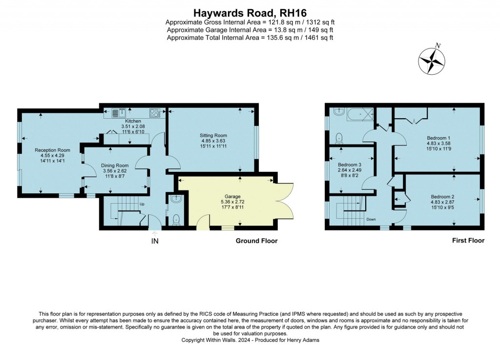 Floorplans For Haywards Road, Haywards Heath, RH16