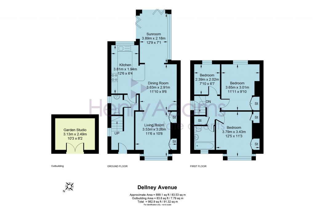 Floorplans For Dellney Avenue, Haywards Heath, RH16