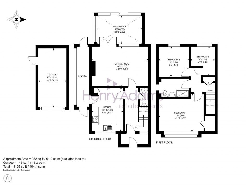Floorplans For Arnold Way, Bosham, PO18