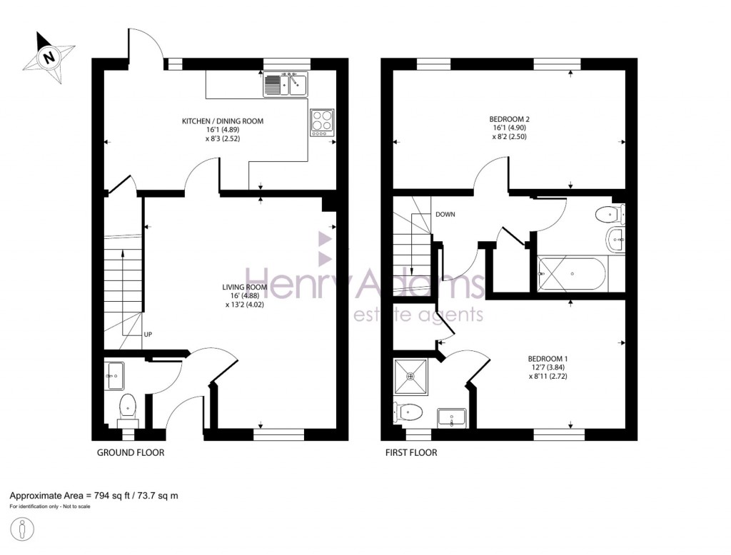 Floorplans For Townsend Drive, Selsey, PO20