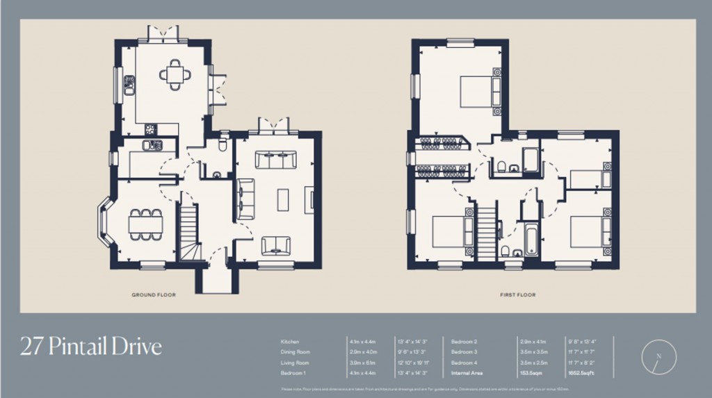 Floorplans For Pintail Drive, Chichester, PO20