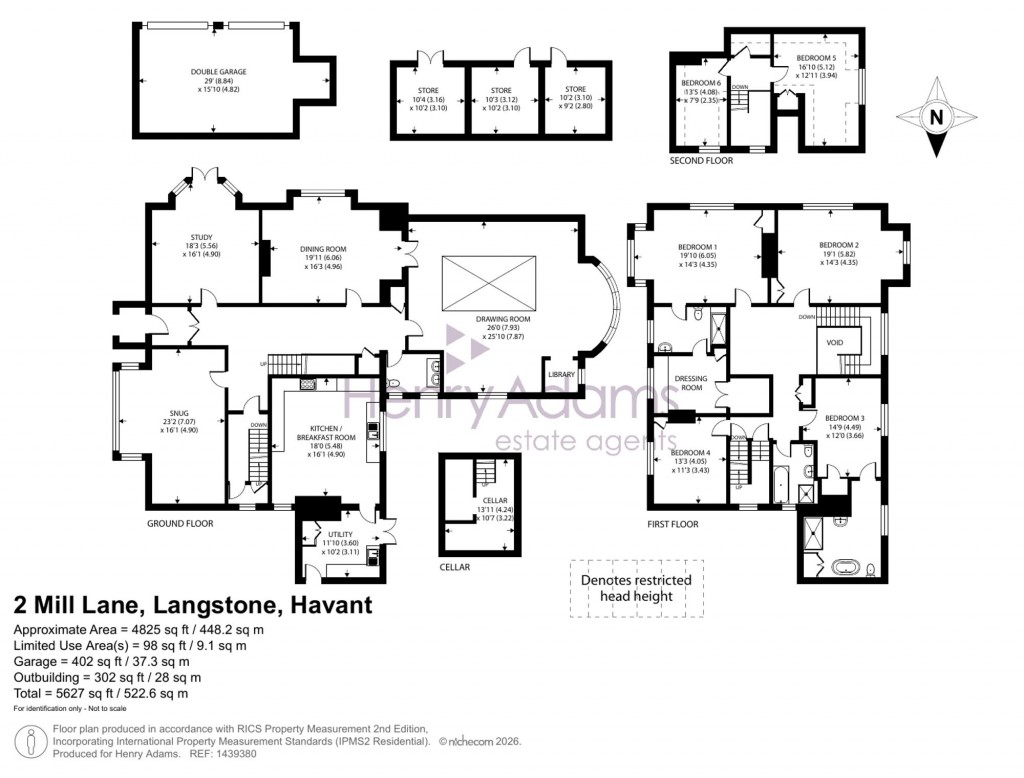 Floorplans For Mill Lane, Langstone, PO9