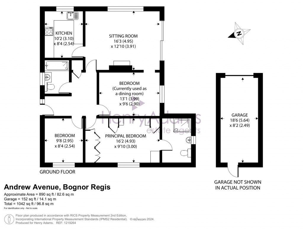 Floorplans For Andrew Avenue, Felpham, PO22