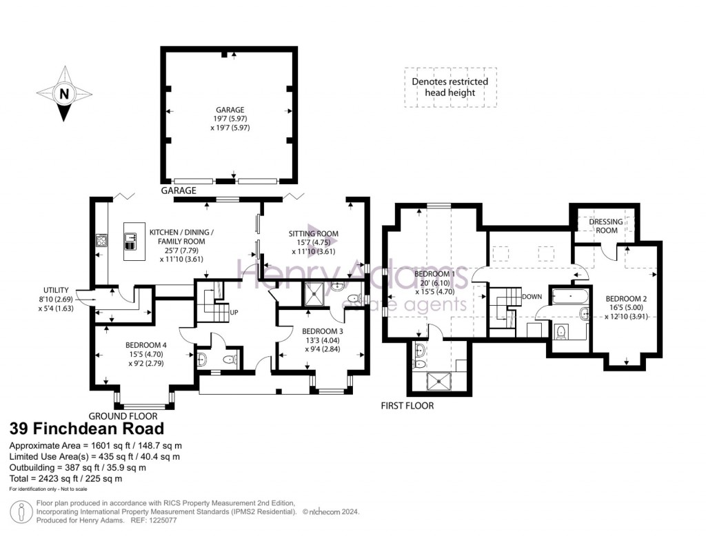 Floorplans For 39 Finchdean Road, Rowlands Castle, PO9