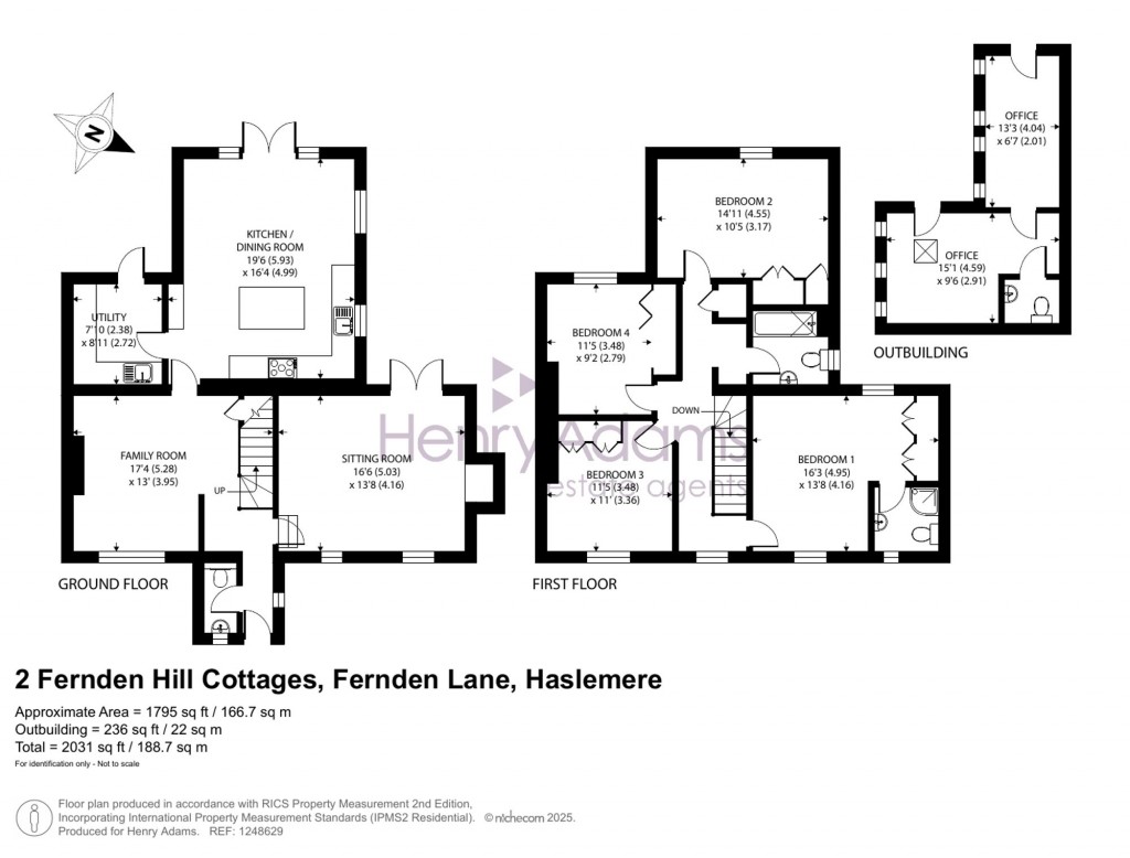 Floorplans For Fernden Lane, Haslemere, GU27