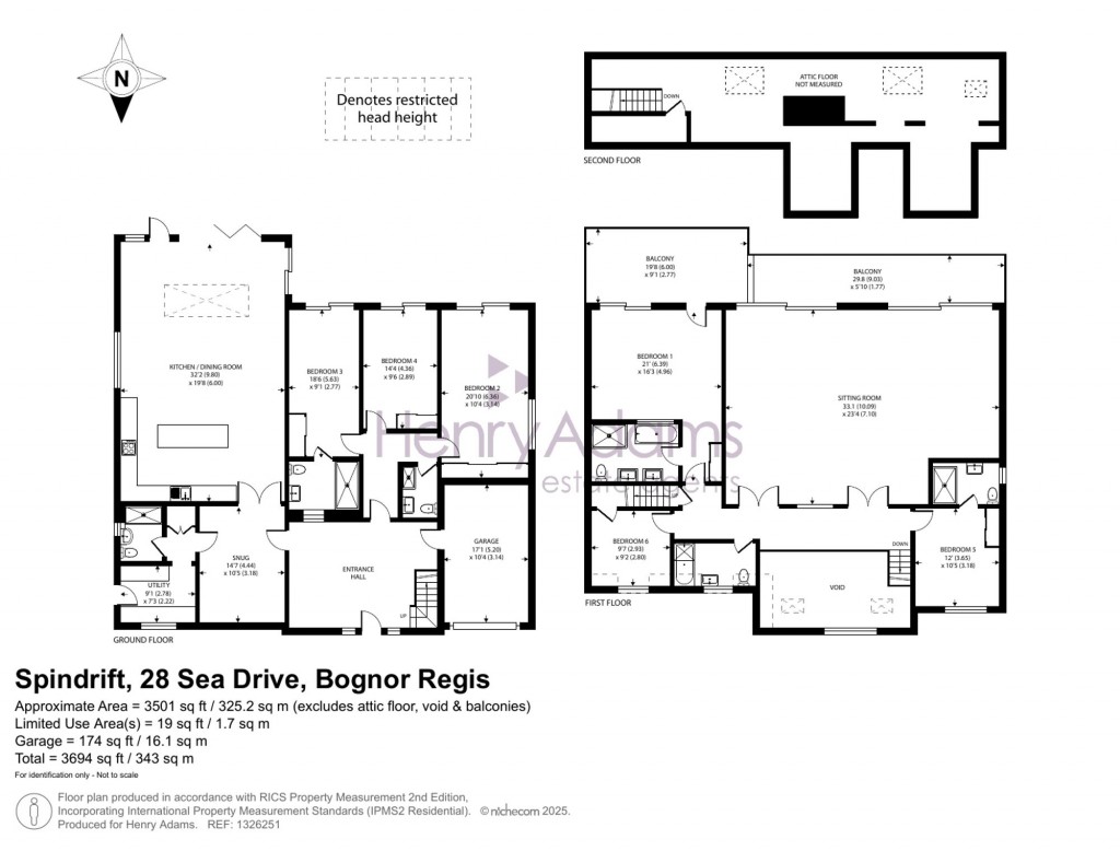 Floorplans For 28 Sea Drive, Felpham, PO22