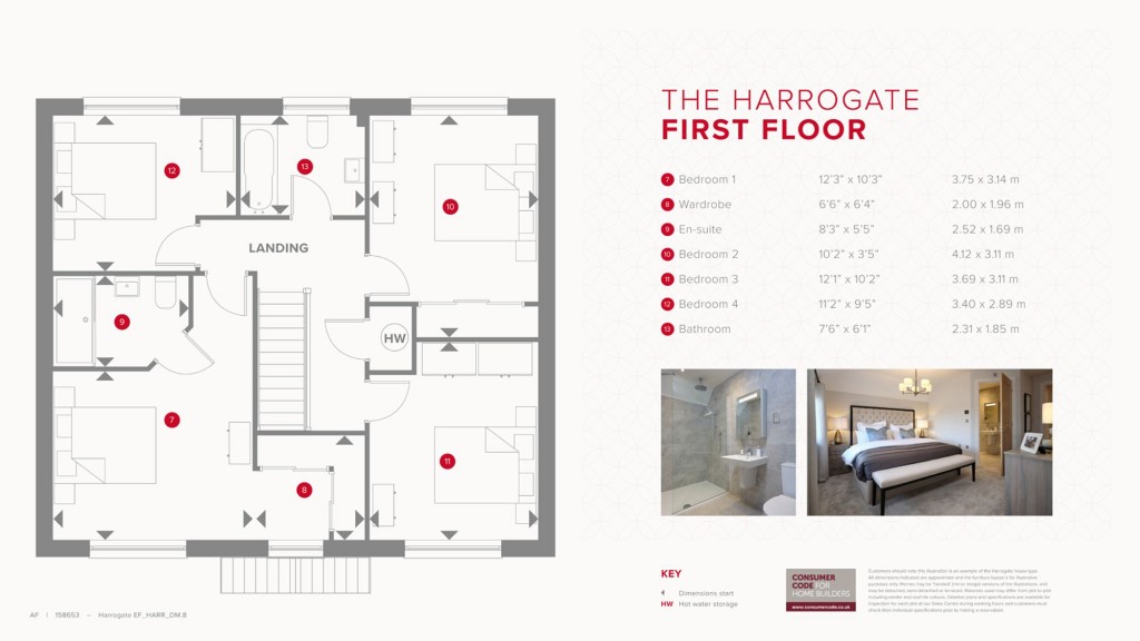 Floorplans For Graylingwell Drive, Chichester, PO19
