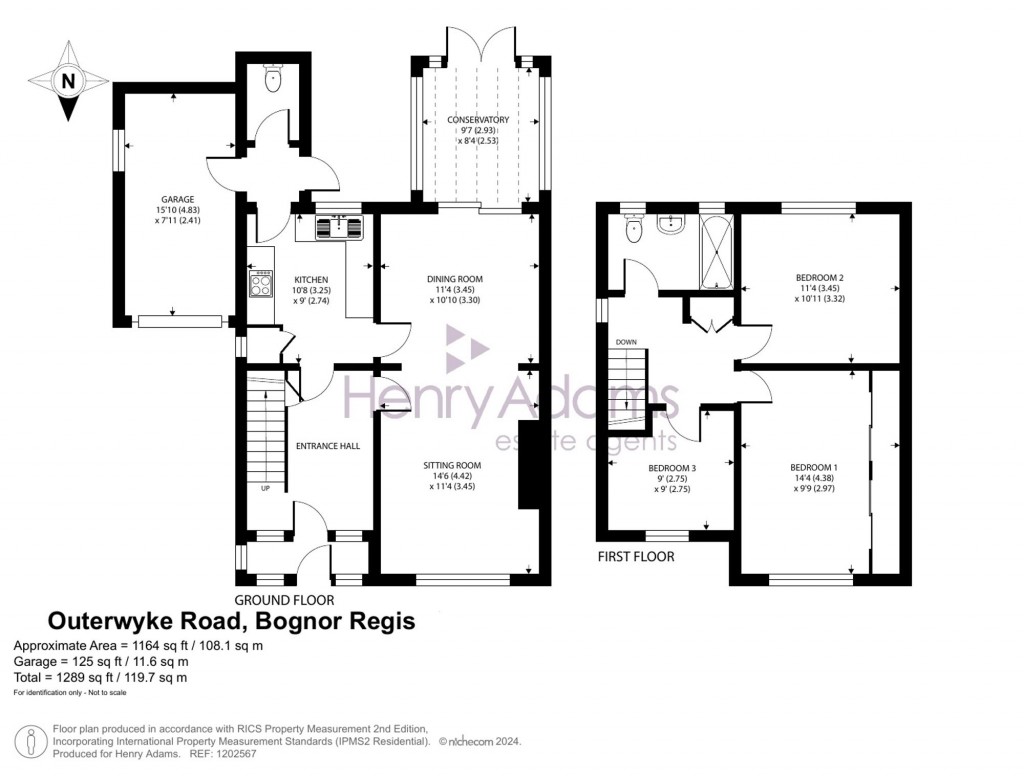 Floorplans For Outerwyke Road, Felpham, PO22