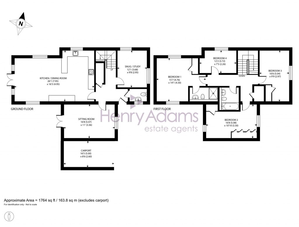Floorplans For 24 Newland Gardens, Amberley, BN18