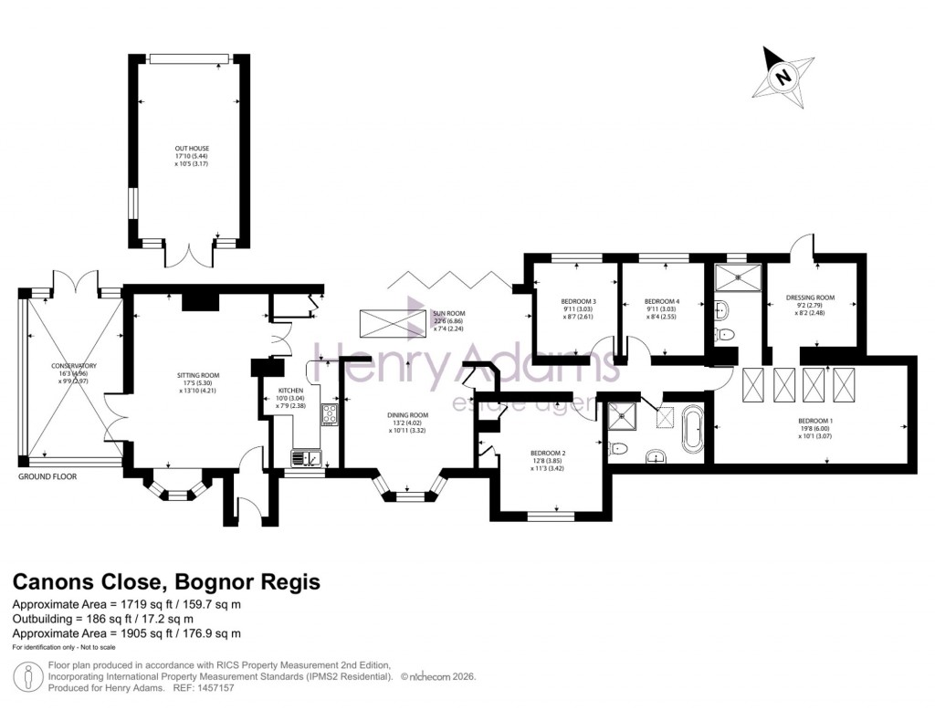 Floorplans For Canons Close, Aldwick, PO21