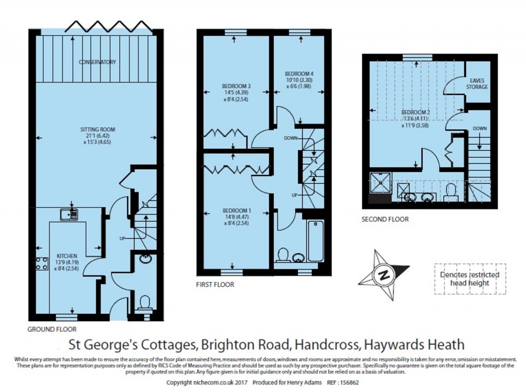 Floorplans For Brighton Road, Handcross, RH17