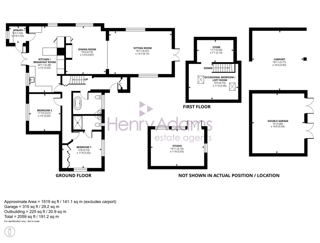 Floorplans For Broomers Hill Lane, Pulborough, RH20