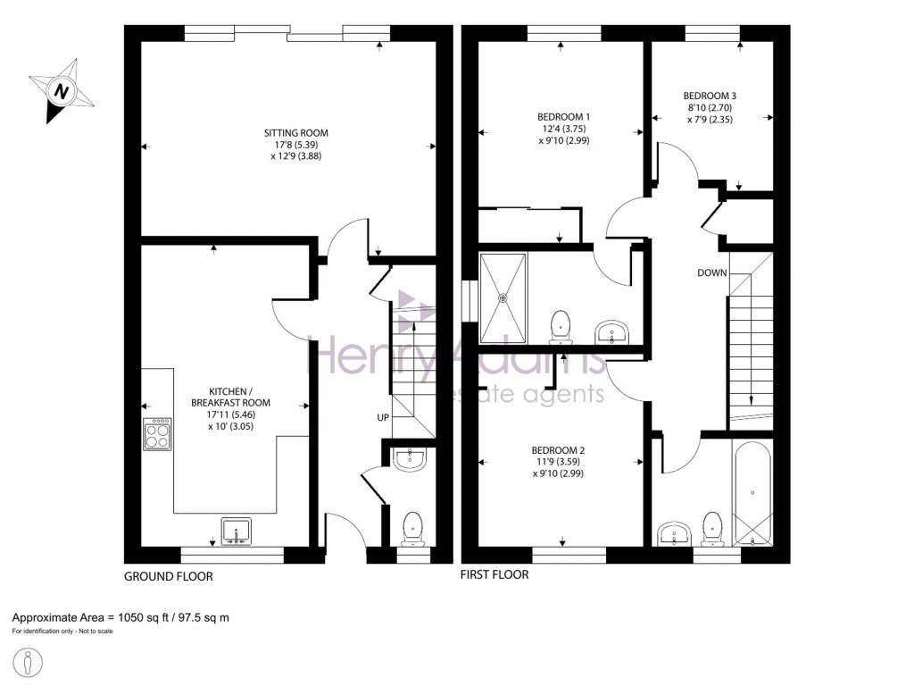 Floorplans For Chestnut Drive, Thakeham, RH20