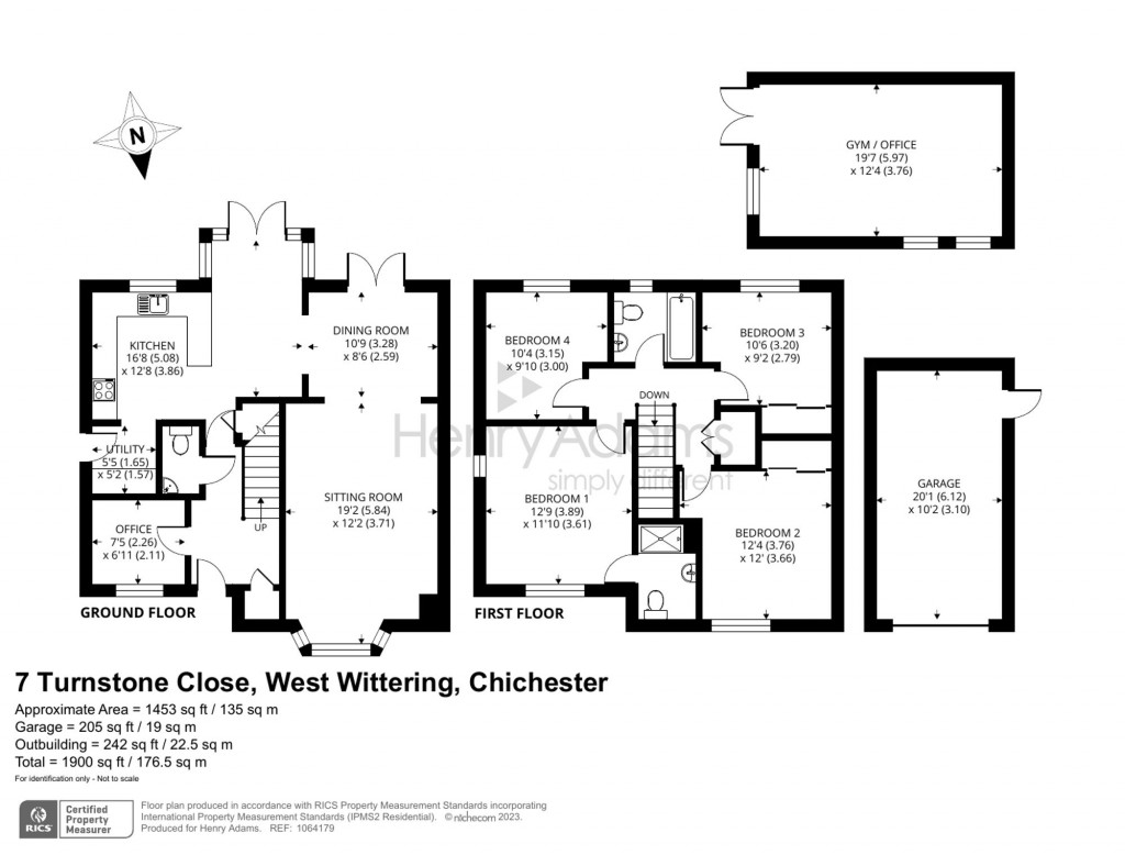 Floorplans For Turnstone Close, West Wittering, PO20