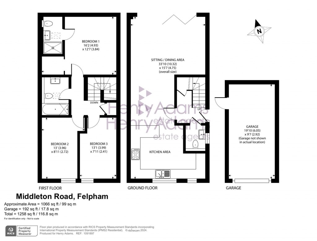 Floorplans For Middleton Road, Middleton-On-Sea, PO22