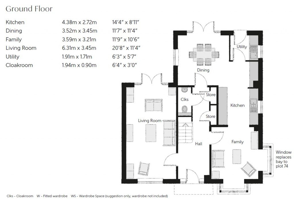 Floorplans For Shopwhyke Lakes, Chichester, PO20