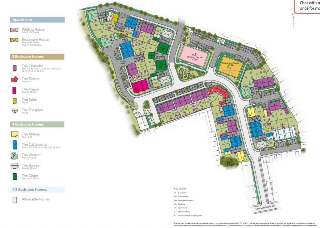 Floorplans For Shopwhyke Lakes, Chichester, PO20