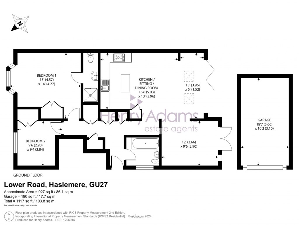 Floorplans For Lower Road, Grayswood, GU27