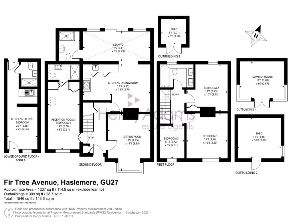 Floorplans For Fir Tree Avenue, Haslemere, GU27