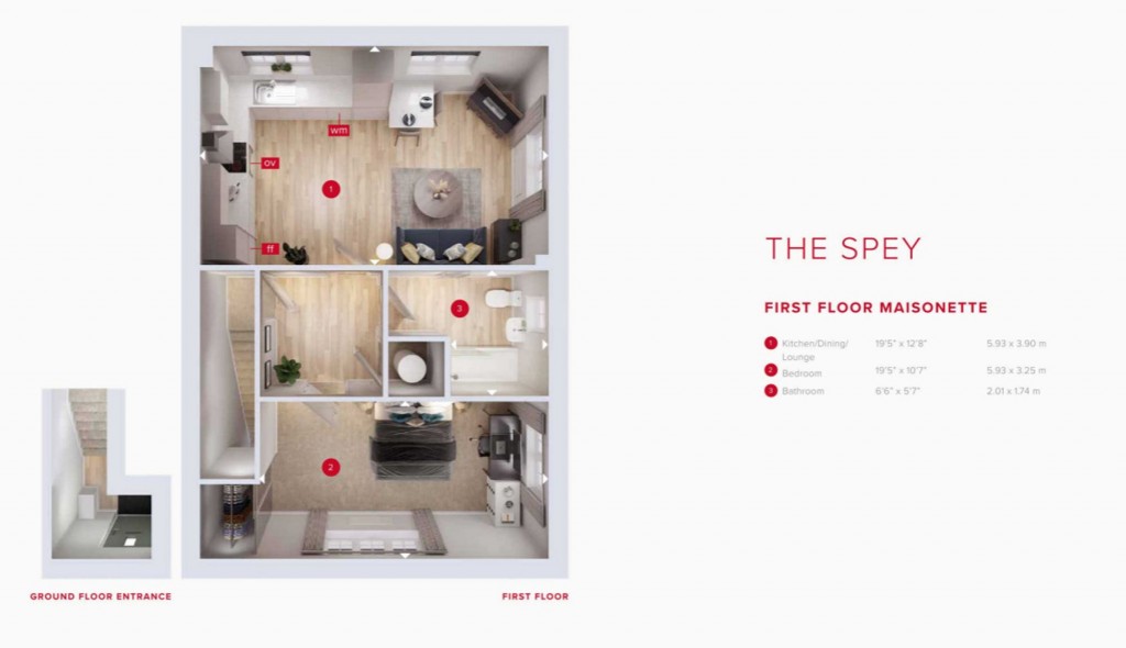 Floorplans For Harbour Views, Bartons Road, PO9