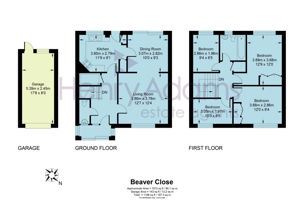 Floorplans For Beaver Close, Horsham, RH12