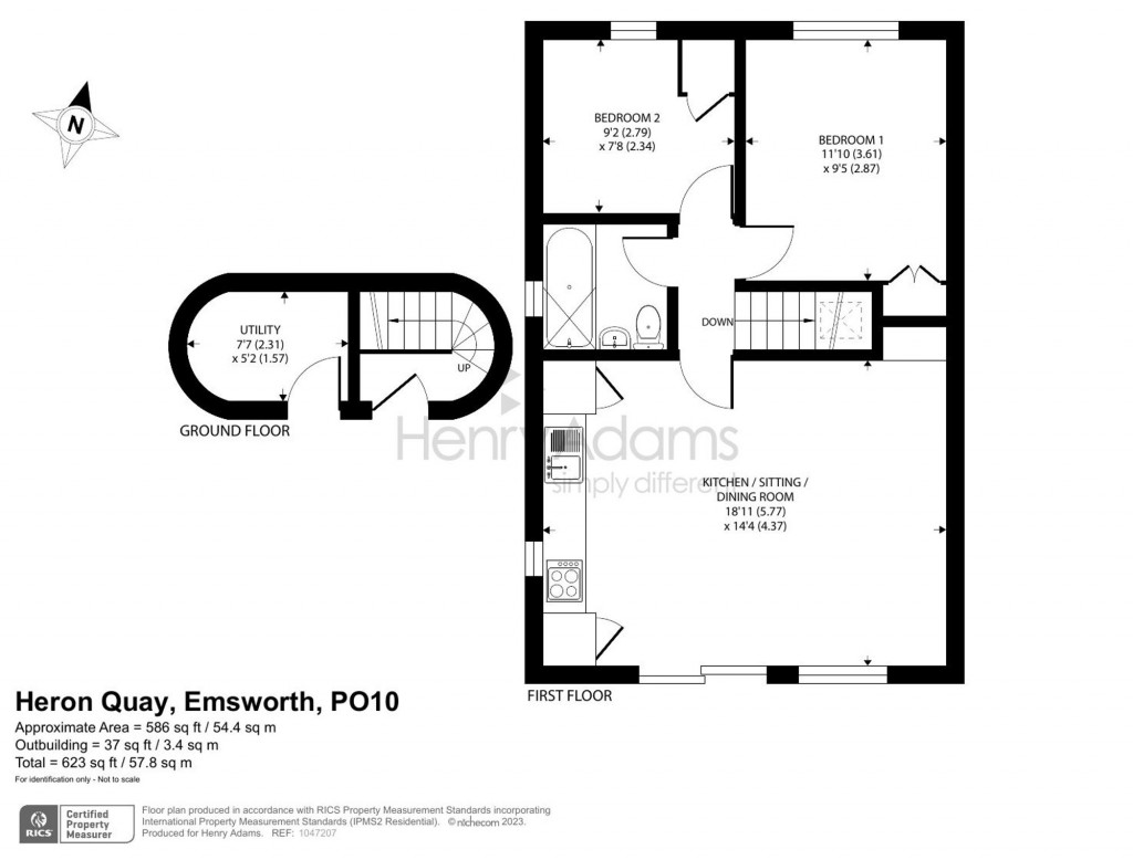 Floorplans For Heron Quay, Emsworth, PO10