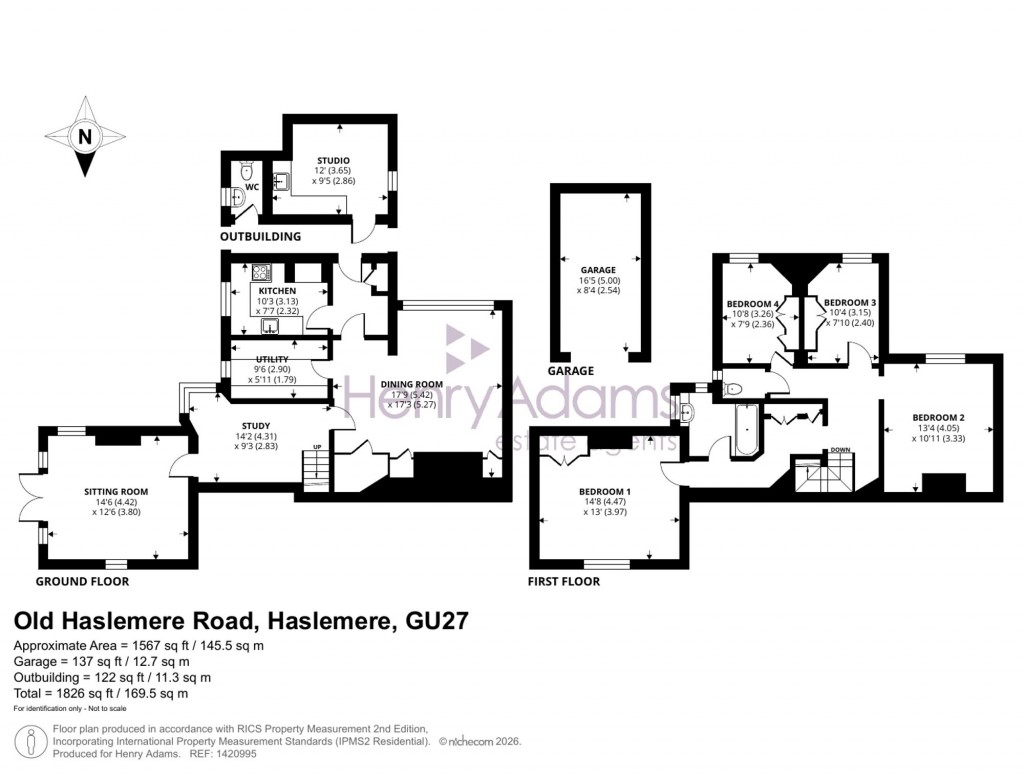 Floorplans For Old Haslemere Road, Haslemere, GU27