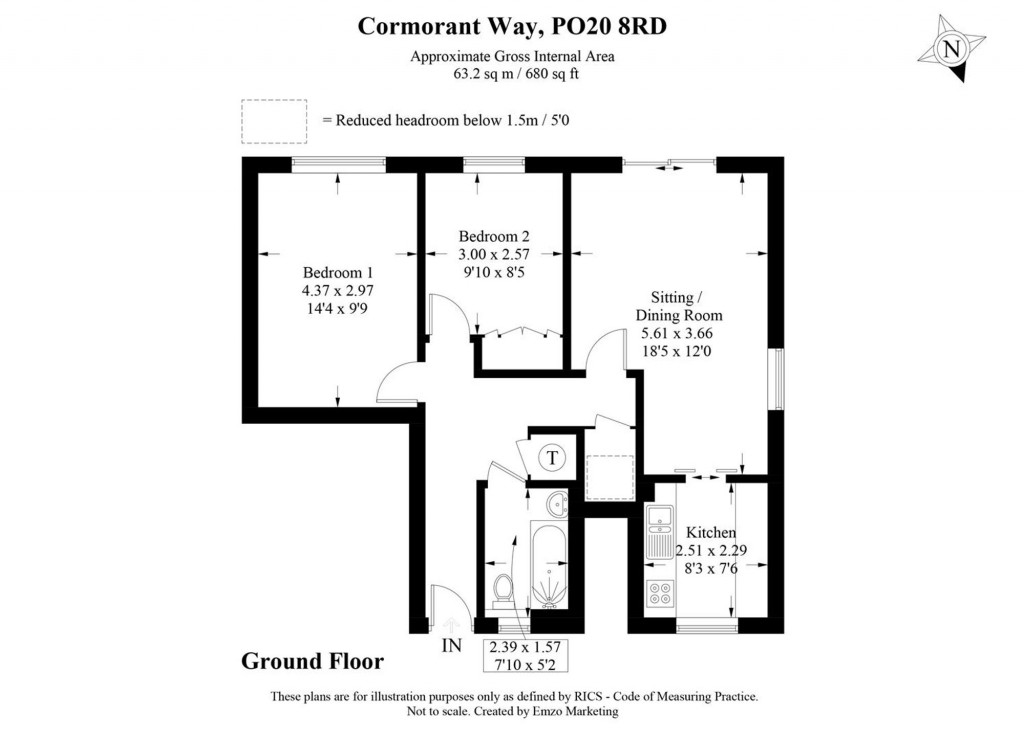 Floorplans For Cormorant Way, East Wittering, PO20