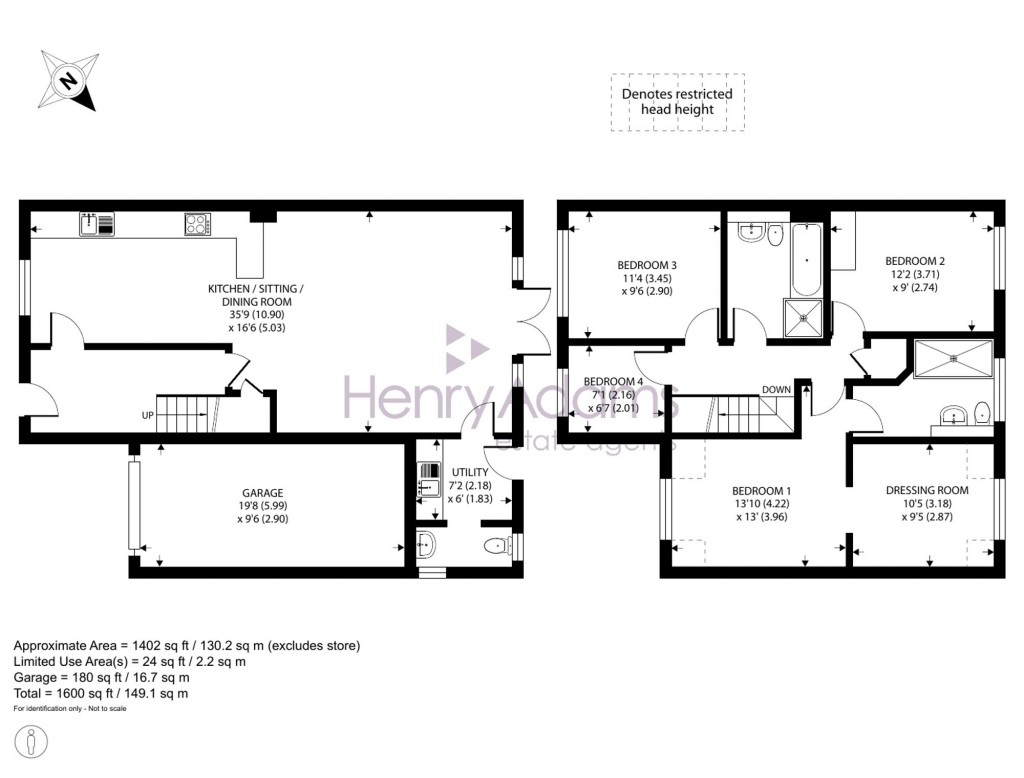 Floorplans For Underwood Road, Billingshurst, RH14