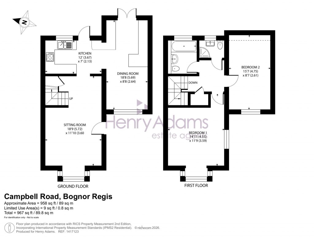 Floorplans For Campbell Road, Bognor Regis, PO21