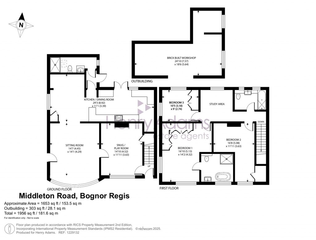 Floorplans For Middleton Road, Middleton-On-Sea, PO22