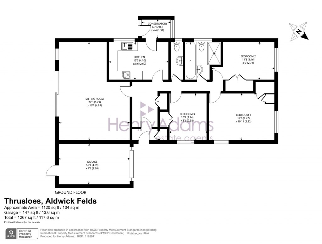 Floorplans For Thrusloes, Aldwick Felds, PO21