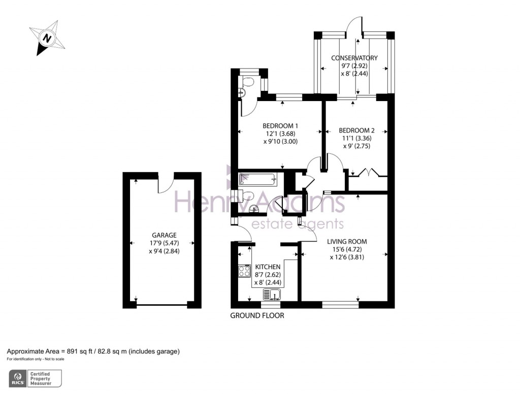 Floorplans For Brampton Close, Selsey, PO20