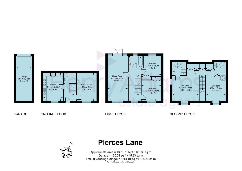 Floorplans For Pierces Lane, Haywards Heath, RH16