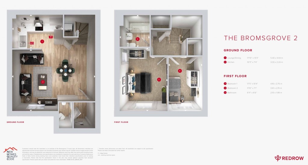 Floorplans For Harbour Views, Bartons Road, PO9