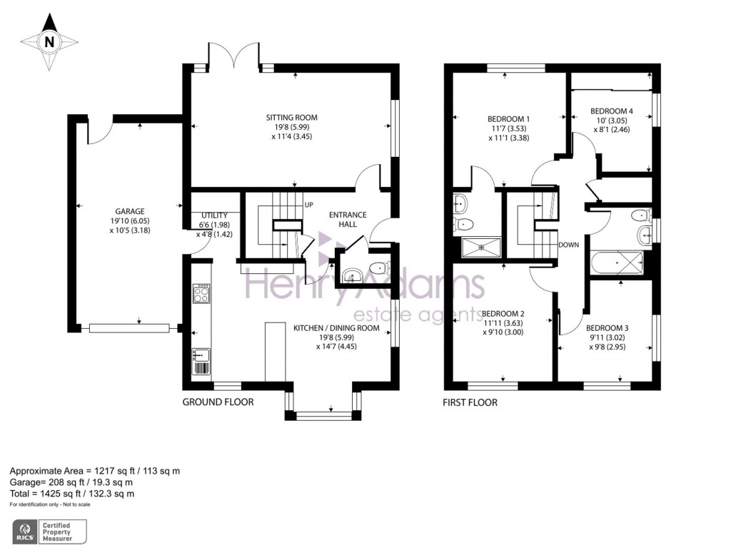 Floorplans For Knott Gardens, Chichester, PO19