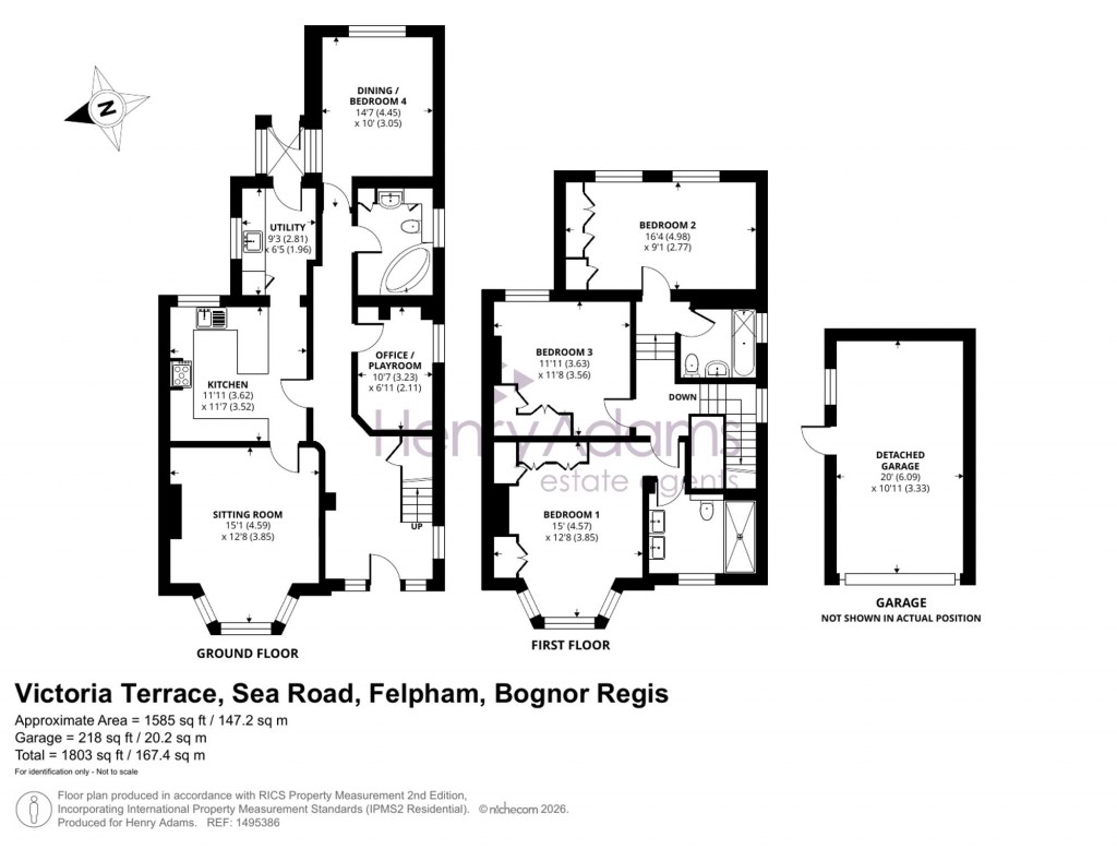 Floorplans For Sea Road, Felpham, PO22