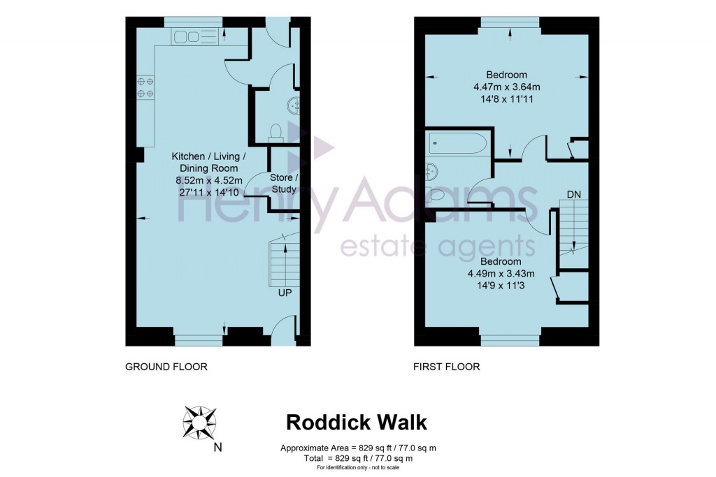 Floorplans For Roddick Walk, Haywards Heath, RH16