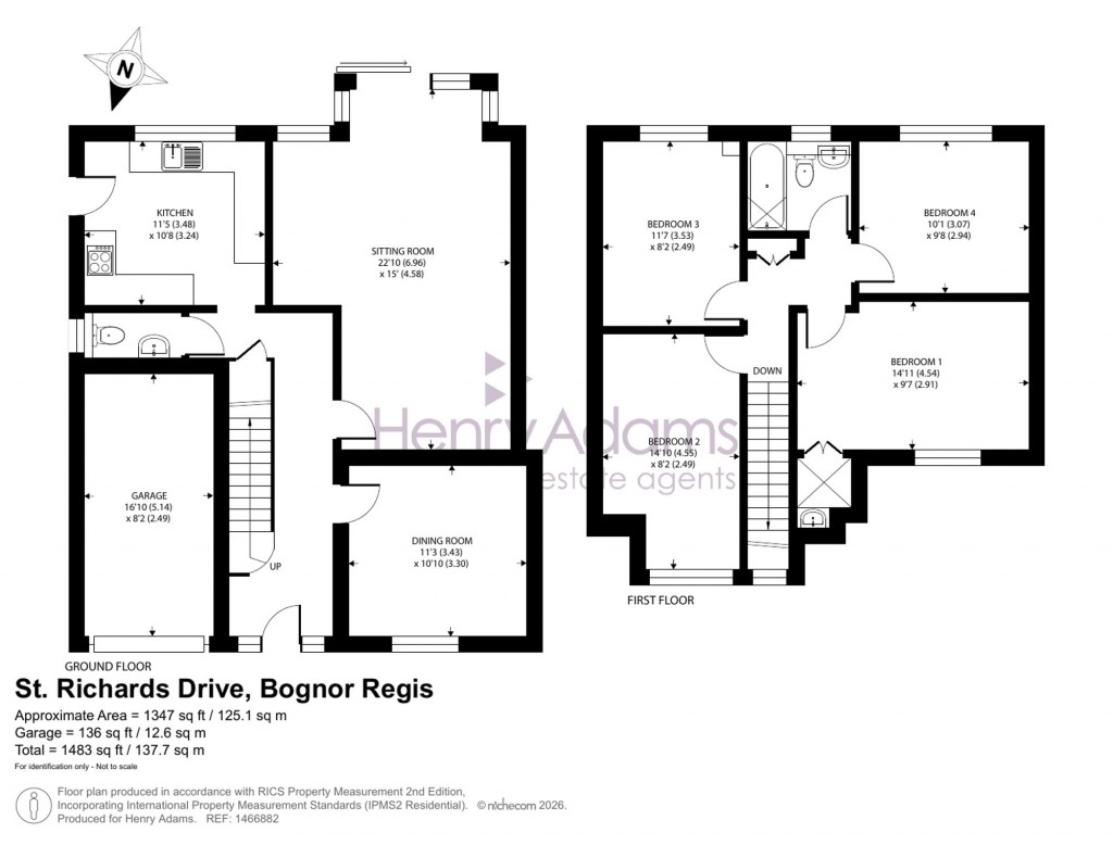Floorplans For St. Richards Drive, Aldwick, PO21