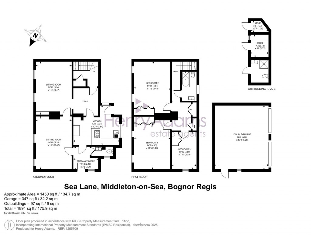 Floorplans For 38 Sea Lane, Middleton-On-Sea, PO22