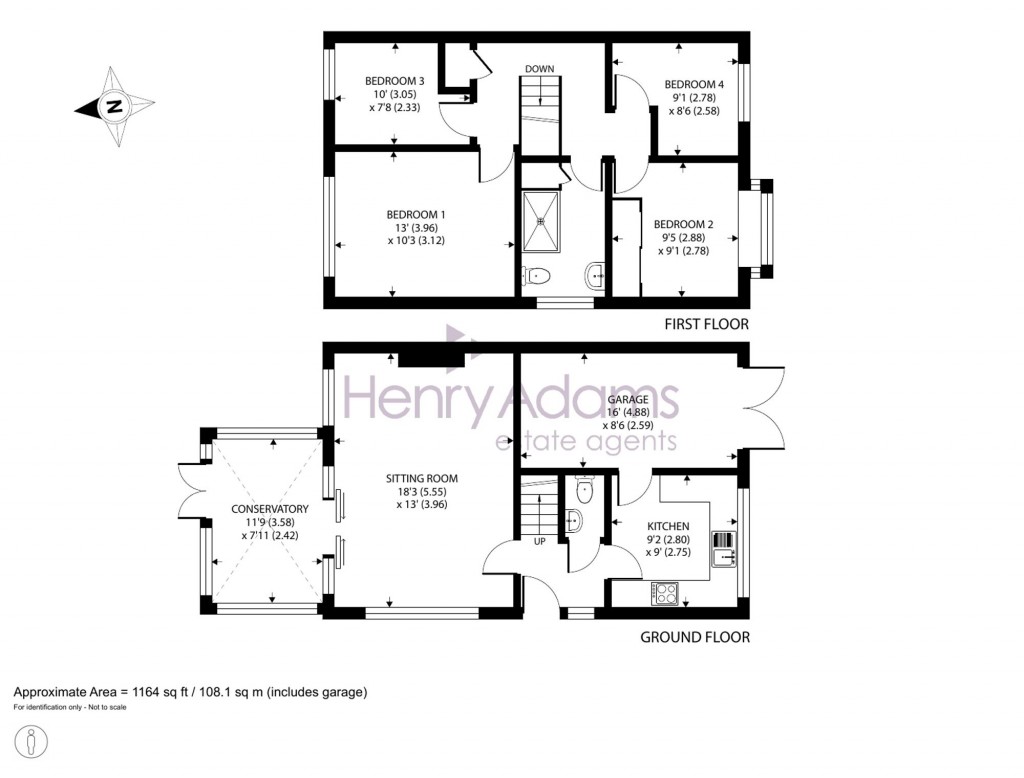 Floorplans For Arnold Way, Bosham, PO18
