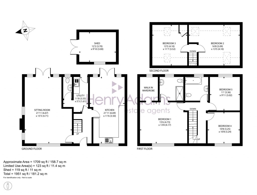 Floorplans For Marringdean Road, Billingshurst, RH14