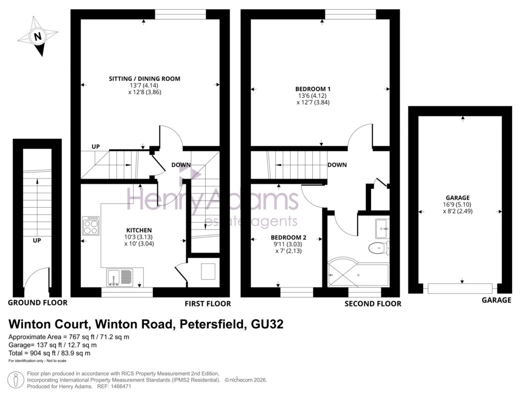 Floorplans For Winton Road, Petersfield, GU32