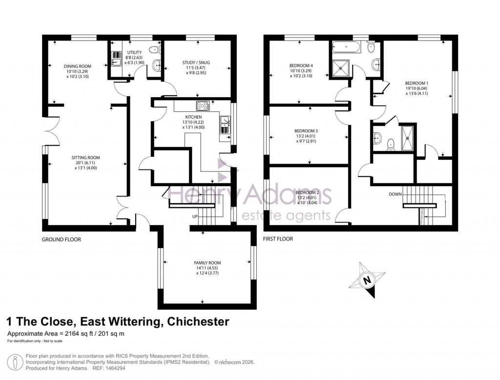 Floorplans For The Close, East Wittering, PO20