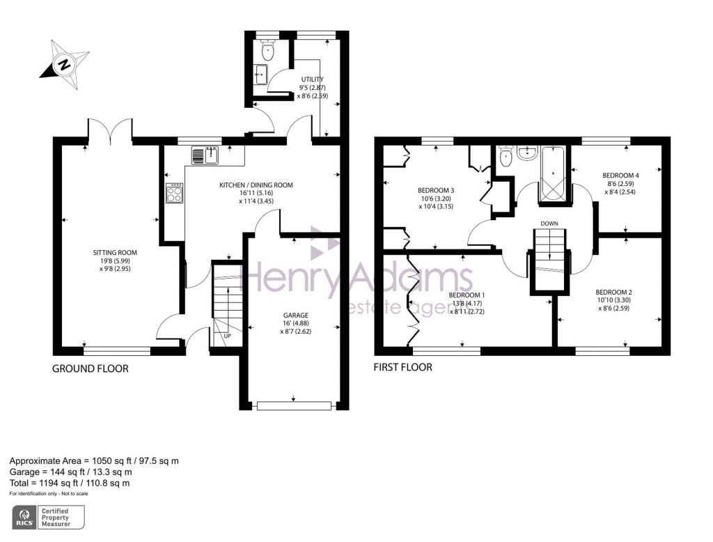 Floorplans For Highview Road, Eastergate, PO20