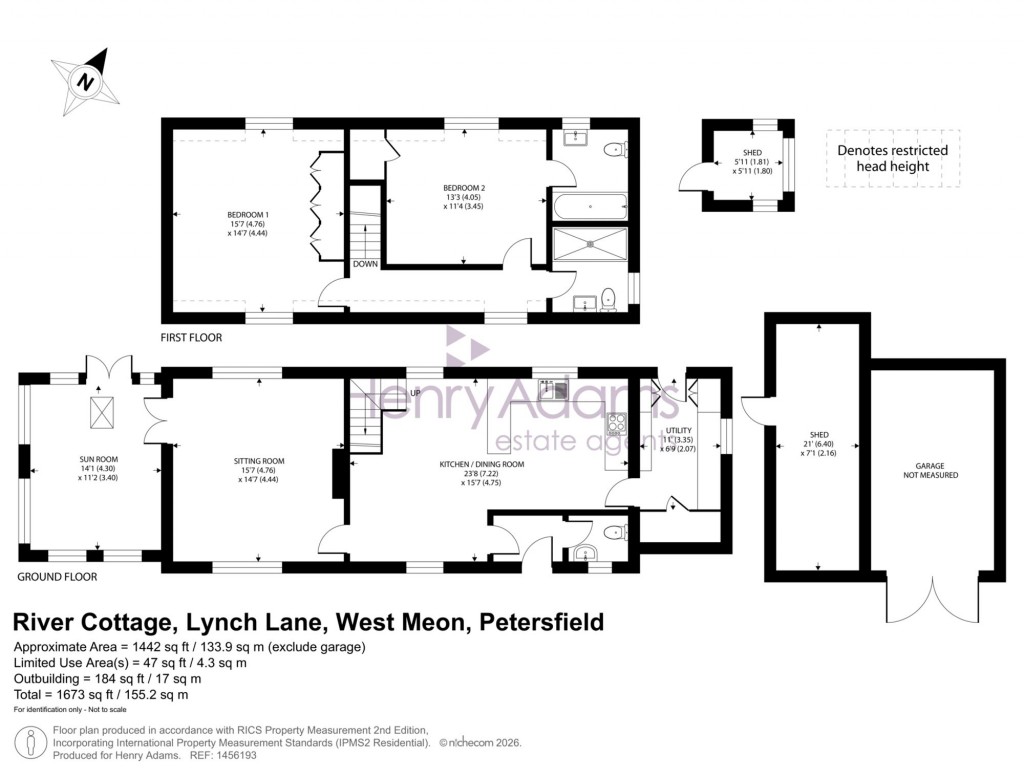 Floorplans For Lynch Lane, West Meon, GU32