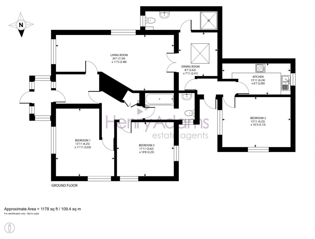 Floorplans For The Bridgeway, Selsey, PO20