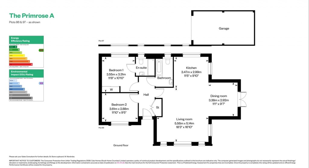 Floorplans For Tawny Owl Way, Hambrook, PO18