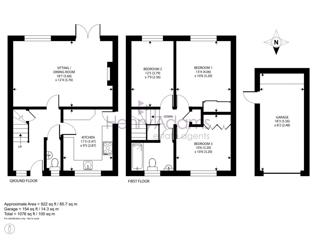 Floorplans For Crofts Close, Chiddingfold, GU8