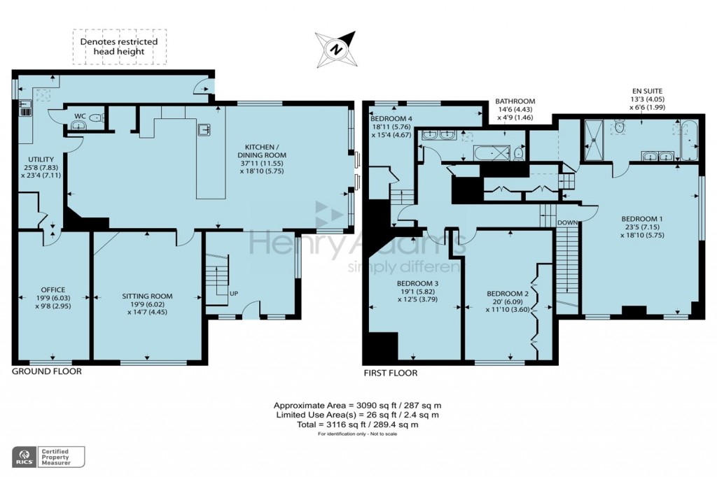 Floorplans For Cooks Hill, Rudgwick, RH12